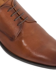 Dune London Tan Wide Fit Flexi Sole Derby Shoes - Image 6 of 6