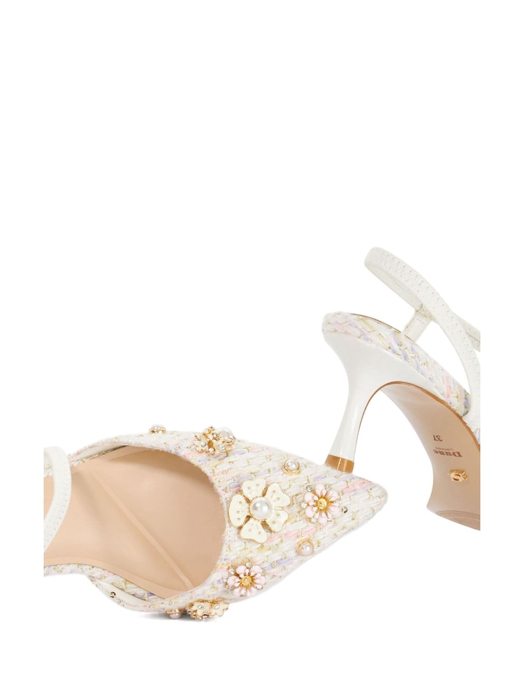 Dune London Pink Wide Fit Dyana Court Shoes - Image 5 of 5