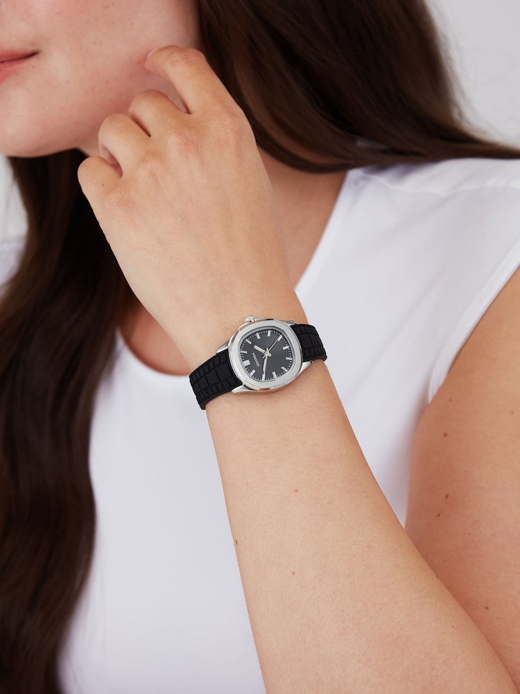 Sekonda Black Octaire 30mm TV Analogue Watch - Image 5 of 5