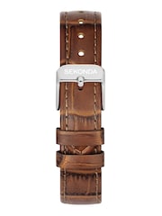Sekonda Brown Colette 22mm Rectangular Analogue Watch With Strap - Image 2 of 5