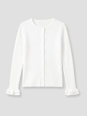Άσπρο - Angel & Rocket Nellie Rib Long Sleeve Top - Εικόνα 4 από 4