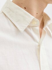 JACK & JONES Long Sleeve Linen Mix Shirt - Bild 4 von 5