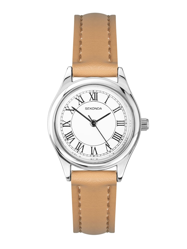 Sekonda Brown Evans 25mm Round Analogue Watch Strap - Image 1 of 5