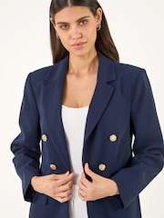 Roman Blue Longline Rochette Jacket - Image 1 of 5