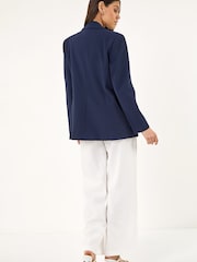 Roman Blue Longline Rochette Jacket - Image 3 of 5