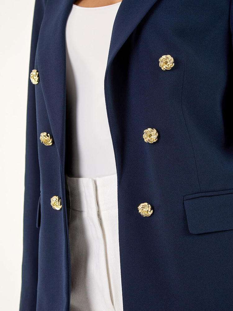 Roman Blue Longline Rochette Jacket - Image 5 of 5