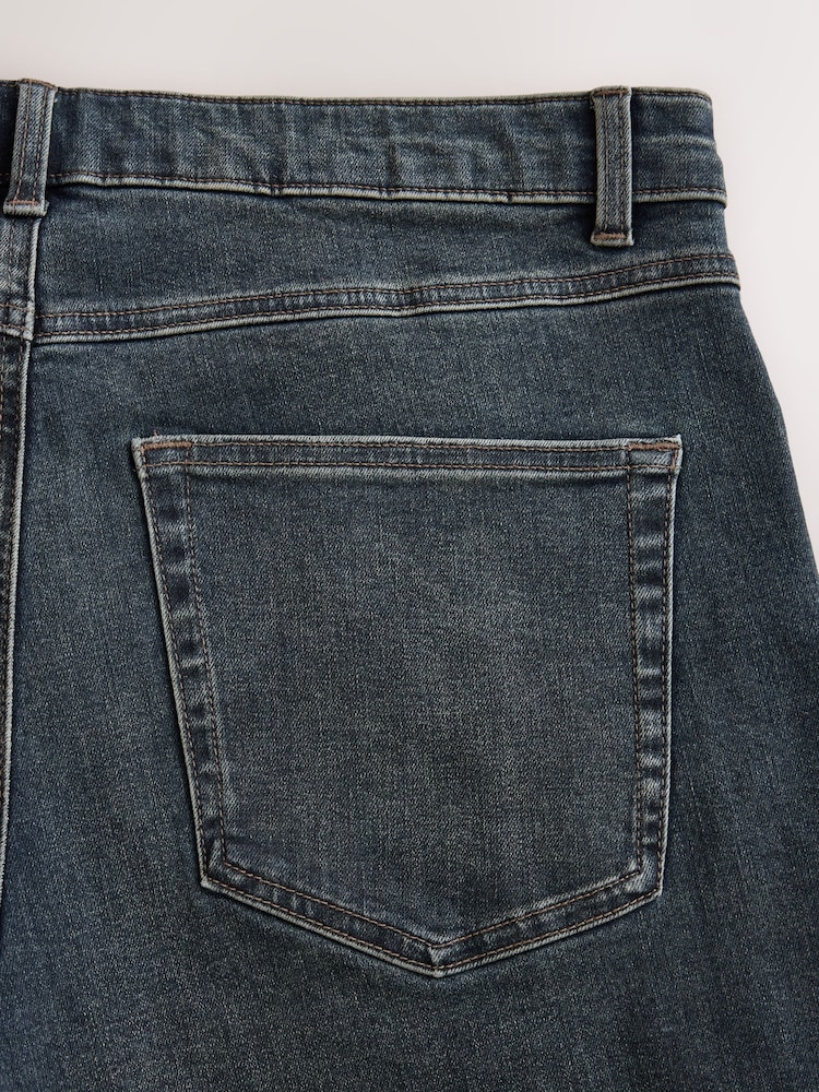 Green Tint & Black Straight Fit Essential Stretch Jeans 2 Pack - Image 12 of 12 Green Tint & Black Straight Fit Essential Stretch Jeans 2 Pack - Image 12 of 12