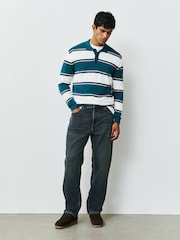 Green Tint & Black Straight Fit Essential Stretch Jeans 2 Pack - Image 2 of 12
