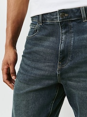 Green Tint & Black Straight Fit Essential Stretch Jeans 2 Pack - Image 5 of 12