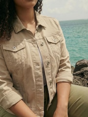 Roman Natural Curve Mid Wash Denim Jacket - Image 4 of 4