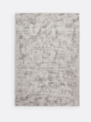 La Redoute Intérieurs Grey Izri Aged Effect Lyocell Rug - Image 2 of 4
