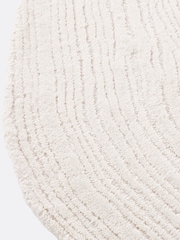 La Redoute Intérieurs Ecru Ostia Pebble-Shaped Wool Rug - Image 3 of 5