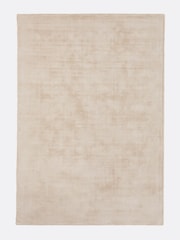 La Redoute Intérieurs Oatmeal Izri Aged Effect Lyocell Rug - Image 2 of 5