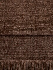 La Redoute Intérieurs Brown Osni Rug in Wool and Cotton - Image 3 of 7