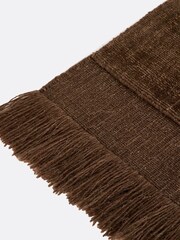 La Redoute Intérieurs Brown Osni Rug in Wool and Cotton - Image 4 of 7