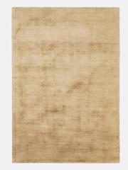 La Redoute Intérieurs Olive Izri Aged Effect Lyocell Rug - Image 2 of 5