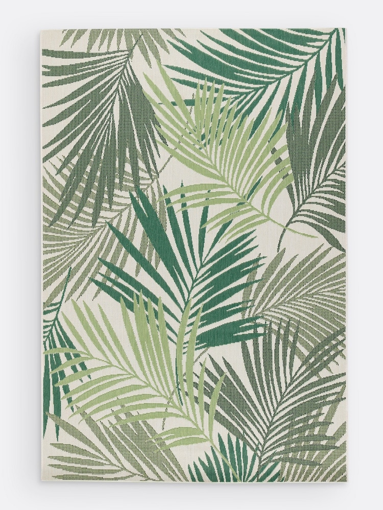 La Redoute Intérieurs Green Armona Rug for Indoors and Outdoors - Image 2 of 4 La Redoute Intérieurs Green Armona Rug for Indoors and Outdoors - Image 2 of 4