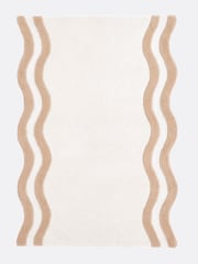 La Redoute Intérieurs Ecru Beige Othelo 100% Wool Rug - Image 2 of 5