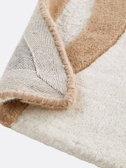 La Redoute Intérieurs Ecru Beige Othelo 100% Wool Rug - Image 5 of 5