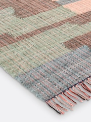 La Redoute Intérieurs Multicolour Kanta Flat Woven Cotton Rug - Image 3 of 4