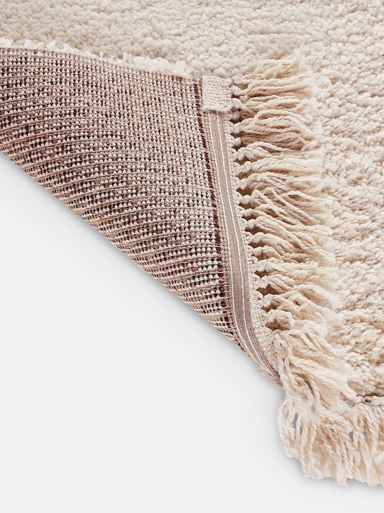 La Redoute Intérieurs Ecru Pita Plain Rug - Image 3 of 3