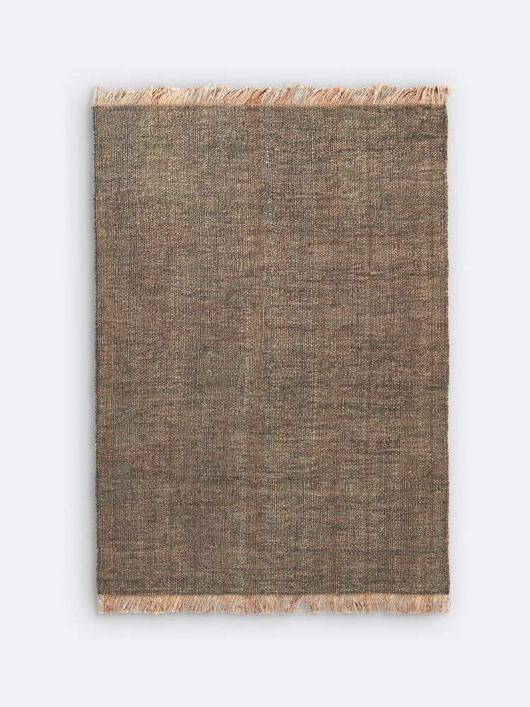 La Redoute Intérieurs Khaki Babak Jute Rug - Image 2 of 4