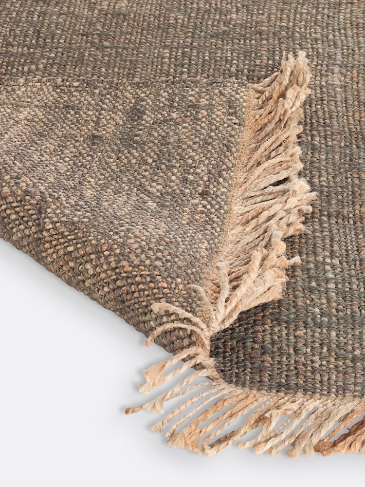 La Redoute Intérieurs Khaki Babak Jute Rug - Image 4 of 4