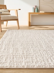 La Redoute Intérieurs Ecru Lexio Rug - Image 1 of 5