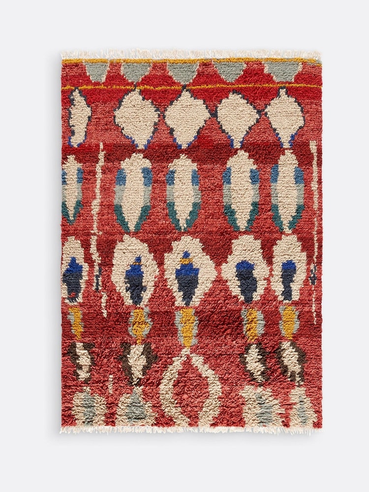 La Redoute Intérieurs Multicolour Shiva Berber-Style Coloured Rug - Image 2 of 4 La Redoute Intérieurs Multicolour Shiva Berber-Style Coloured Rug - Image 2 of 4