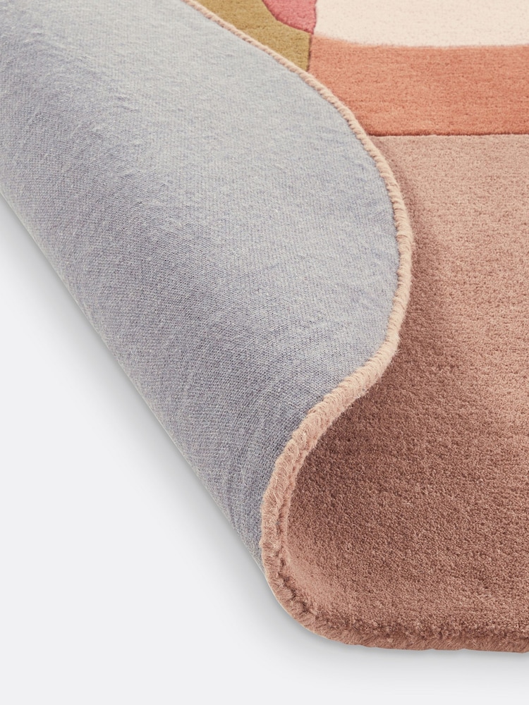 La Redoute Intérieurs Multicolour Leygil Wool Rug - Image 4 of 4 La Redoute Intérieurs Multicolour Leygil Wool Rug - Image 4 of 4