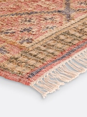 La Redoute Intérieurs Multicolour Saliha Kilim Jute Cotton Rug - Image 4 of 5