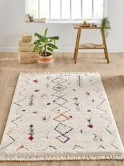 La Redoute Intérieurs Multicolour Miro Colourful Berber Rug - Image 1 of 4