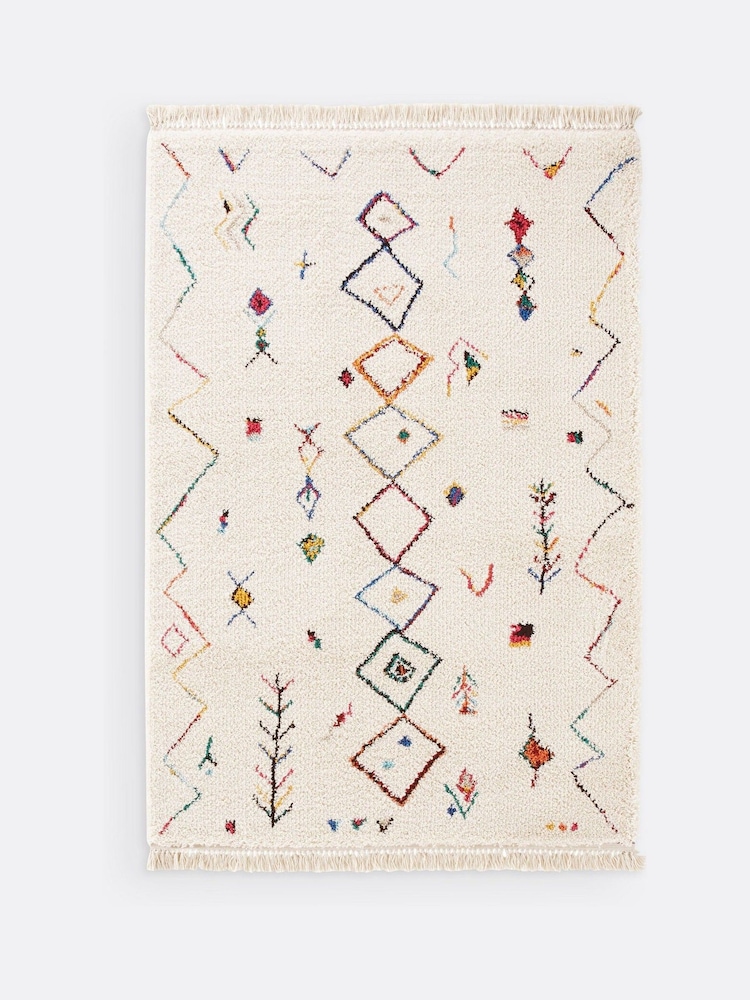 La Redoute Intérieurs Multicolour Miro Colourful Berber Rug - Image 2 of 4