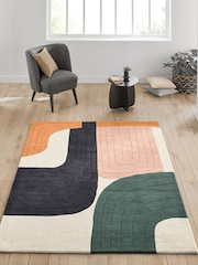 La Redoute Intérieurs Multicolour Milano Multicoloured Wool Rug - Image 1 of 4