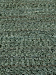 La Redoute Intérieurs Green Tanora Jute and Cotton Rug - Image 3 of 6