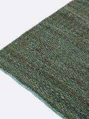 La Redoute Intérieurs Green Tanora Jute and Cotton Rug - Image 5 of 6