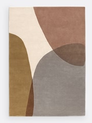 La Redoute Intérieurs Multicolour Signatures Urbana Graphic Colourful Wool Rug - Image 2 of 4