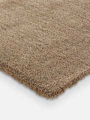 La Redoute Intérieurs Taupe Cirillo Soft Microfibre Rug - Image 3 of 3