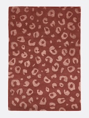 La Redoute Intérieurs Mahogany Thelma Leopard Print Wool Rug - Image 2 of 5