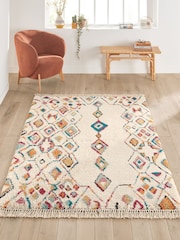 La Redoute Intérieurs Multicolour Taneti Colourful Berber Rug - Image 1 of 4