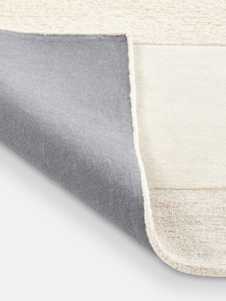 La Redoute Intérieurs Ecru Ilena 100% Wool Rug - Image 4 of 4