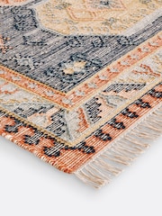 La Redoute Intérieurs Multicolour Uzzo Aged Effect Kilim Wool Mix Rug - Image 3 of 4