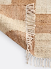 La Redoute Intérieurs Natural Ionisa Checkerboard 78% Jute Rug - Image 2 of 3