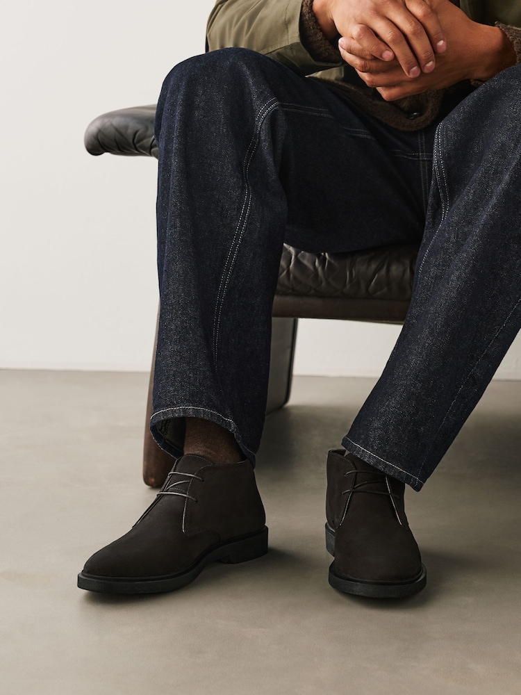 Grey Suede Chukka Boots - Image 2 of 2
