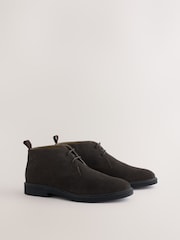 Grey Suede Chukka Boots - Image 4 of 6