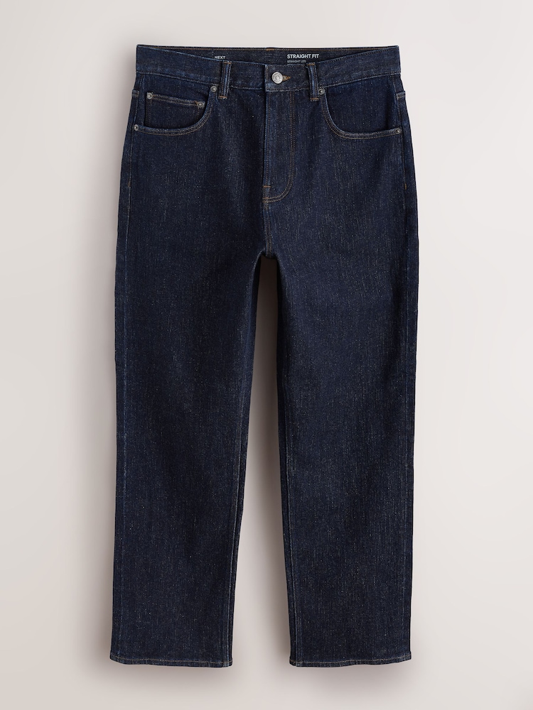 Rinse Wash Straight Fit Vintage Jeans - Image 1 of 5 Rinse Wash Straight Fit Vintage Jeans - Image 1 of 5
