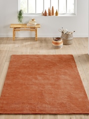 La Redoute Intérieurs Terracotta Renzo Tufted Cotton Rug - Image 1 of 4