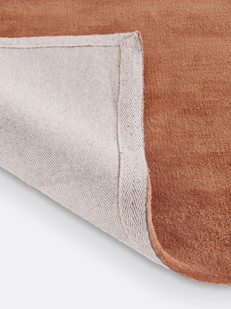 La Redoute Intérieurs Terracotta Renzo Tufted Cotton Rug - Image 4 of 4 La Redoute Intérieurs Terracotta Renzo Tufted Cotton Rug - Image 4 of 4