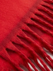 Rojo - Lipsy Reversible Brushed Scarf - Imagen 6 de 6