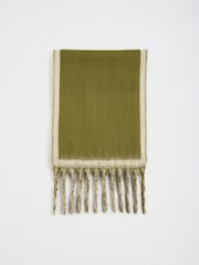 Verde oscuro - Lipsy Reversible Brushed Scarf - Imagen 5 de 7